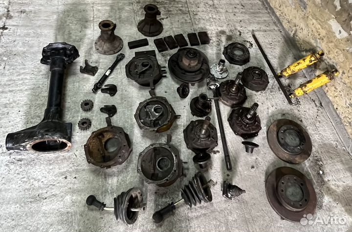 Запчасти на военные мосты УАЗ