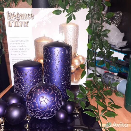 Свечи восковые большие