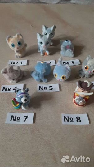 Котята и игрушки из киндера