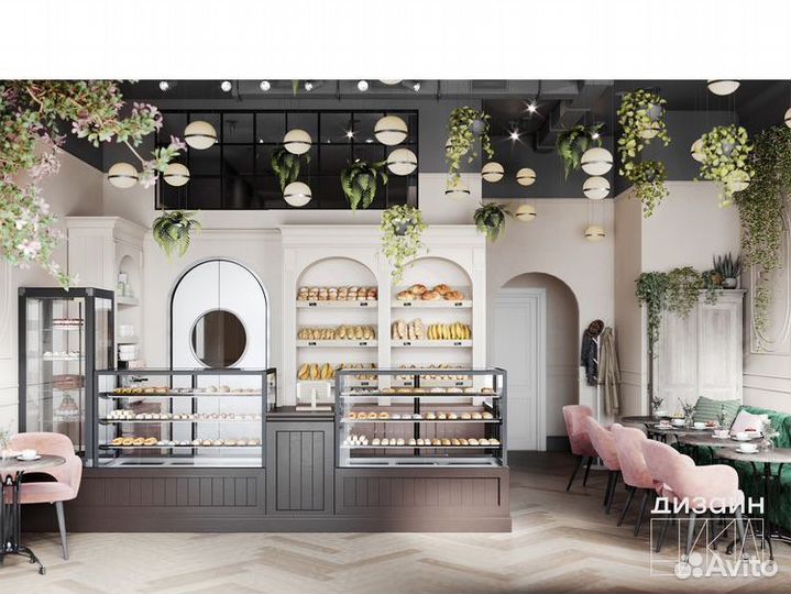 Стойки с витринами для кофейни/кондитерских