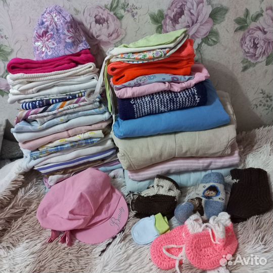 Одежда для девочки 0-6 мес пакетом