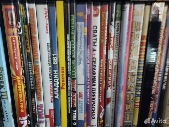 Более 100 DVD диски с фильмами