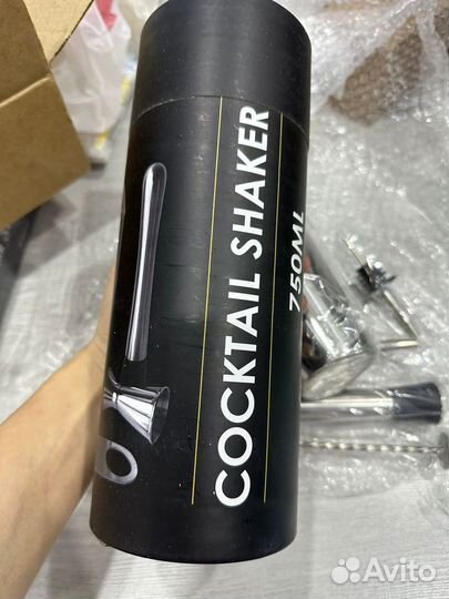 Набор для приготовления коктейлей шейкер