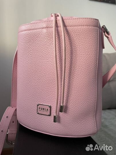 Сумка furla кожа розовая