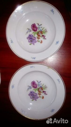 Тарелки фарфор Дулево 90-е гг