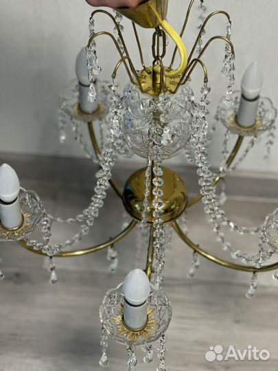 Люстра хрустальная чехия