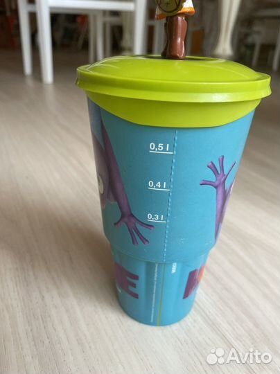 Пластиковый стакан 0,5 под толстую трубчоку