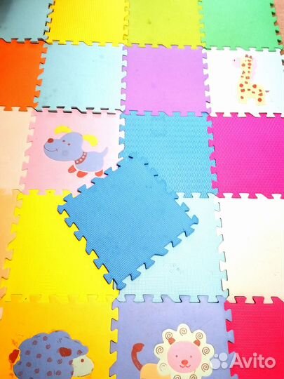 Мягкий коврик пазл