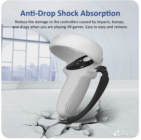 Силиконовый чехол quest 2 джойстики