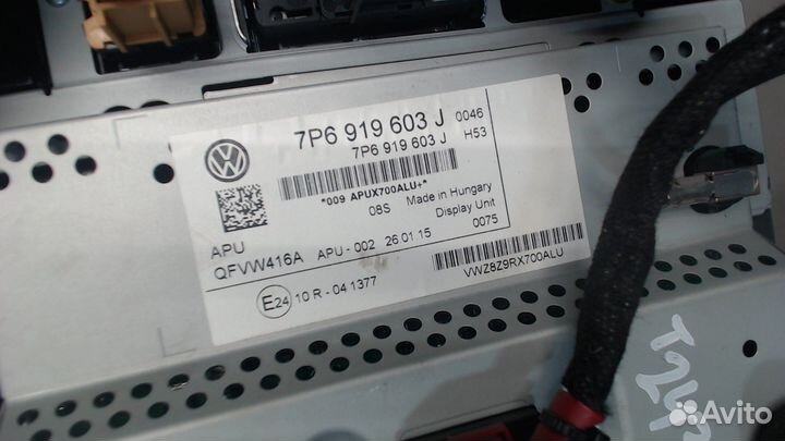 Дисплей компьютера Volkswagen Touareg, 2015