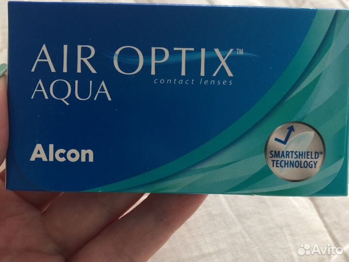Линзы контактные на месяц alcon новые -4,0