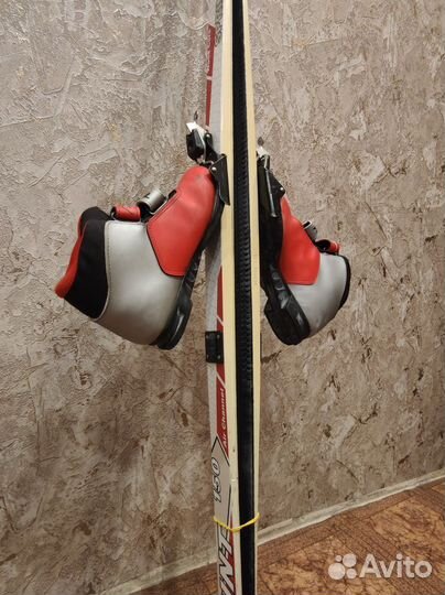 Лыжи детские 150 с ботинками 34