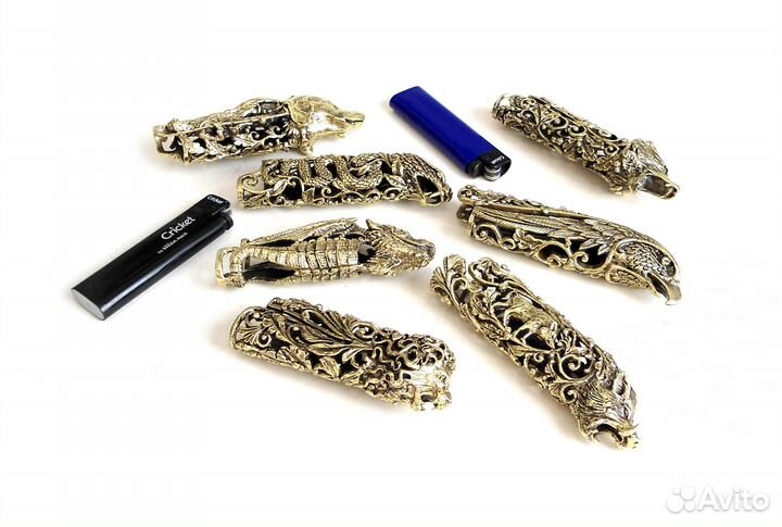 Зажигалка, в ассортименте, художественное литье