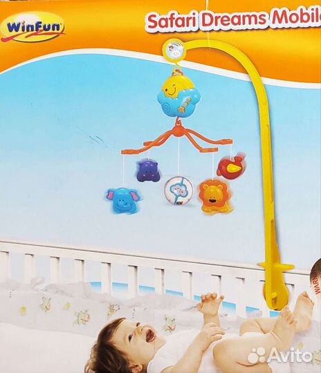 Мобиль на кроватку музыкальный