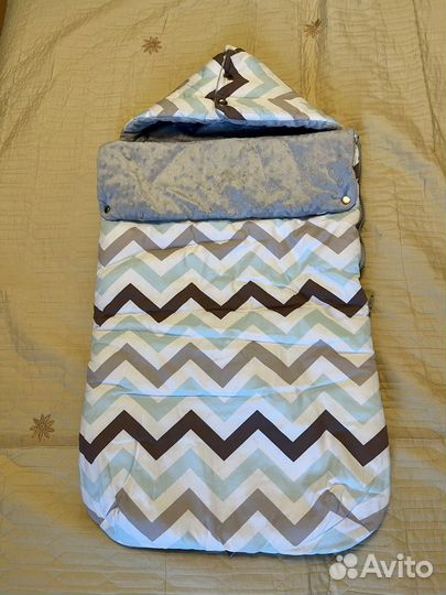 Конверт на выписку для мальчика осень