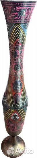 Ваза блюдо латунь Индия ручная работа