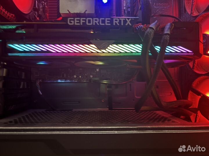 Видеокарта asus GeForce RTX 3070 Ti ROG Strix OC