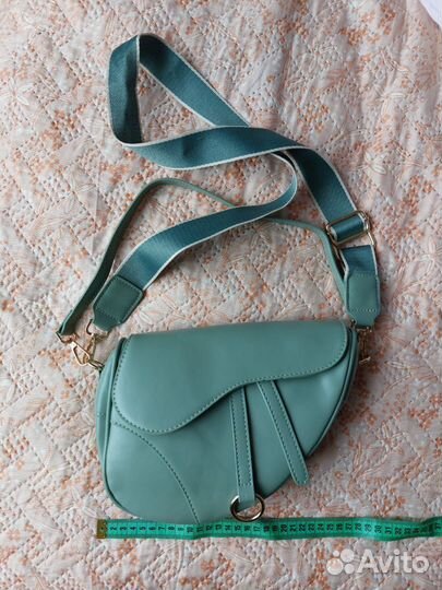 Сумка женская новая мятный цвет зелёный