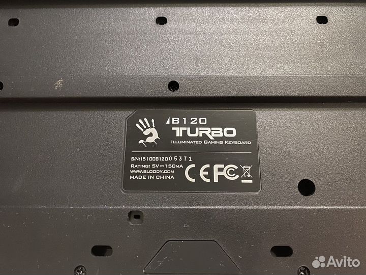 Клавиатура A4tech Bloody B120