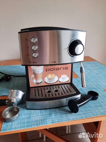 Кофеварка рожковая polaris
