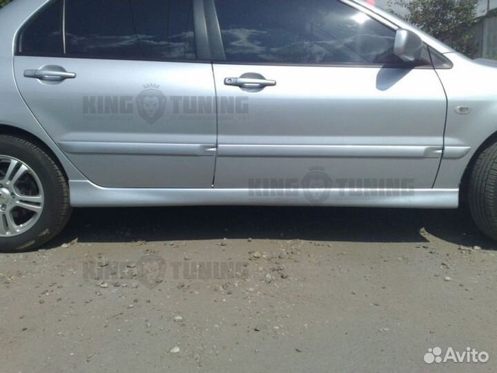 Накладки на пороги Sport 2.0 для Лансер 9