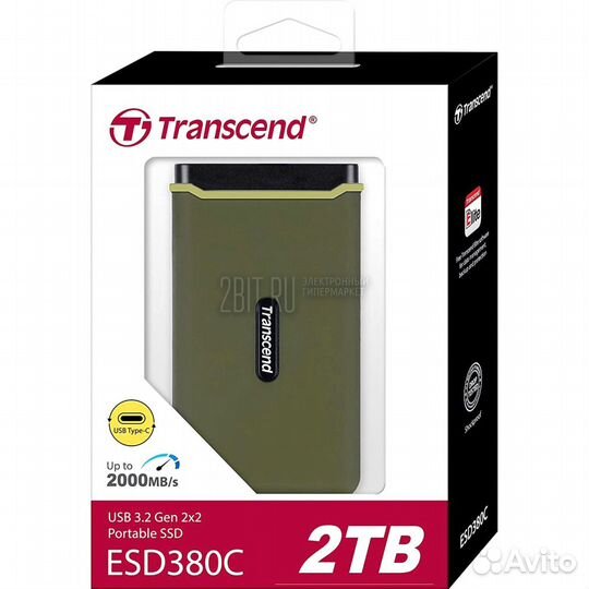 Transcend SSD 2Tb (TS2tesd380C)