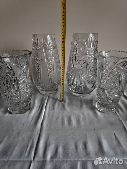 Вазы хрусталь