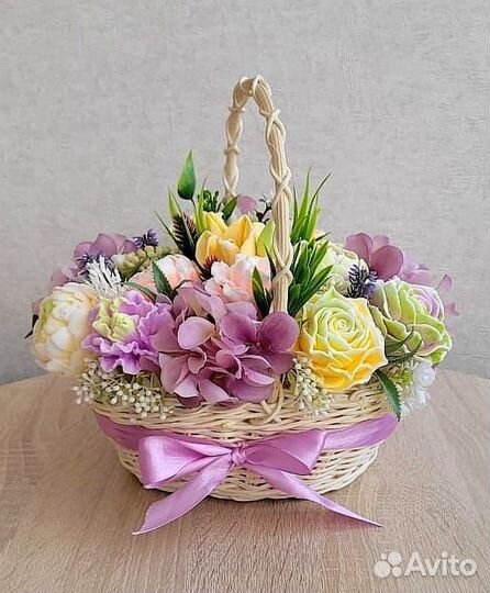 Букет из мыльной основы