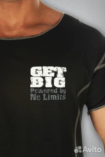 Футболка No Limits 3989 цв. Черный, р. S-3XL