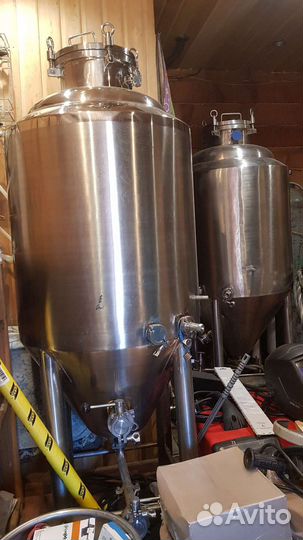 Бак для брожения-цкт на 150л с рубашкой охлаждения