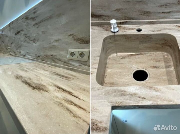Столешница из искусственного камня производство