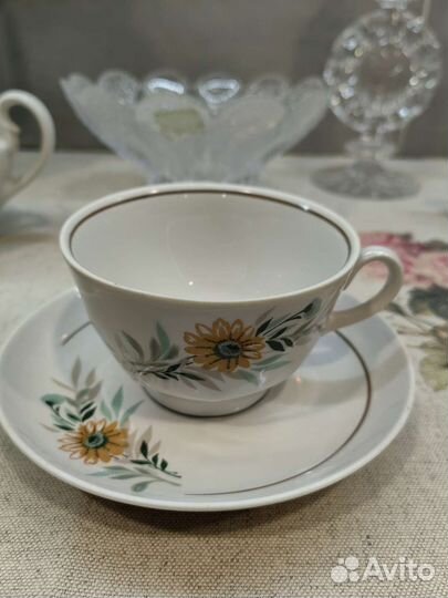 Наборы из фарфоровой посуды эпохи СССР