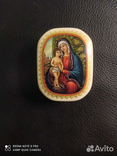 Шкатулка. Лаковая миниатюра