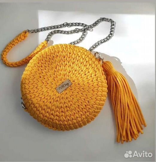 Сумка женская ручная работа вязанная