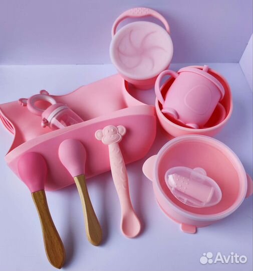 Детская посуда из пищевого силикона