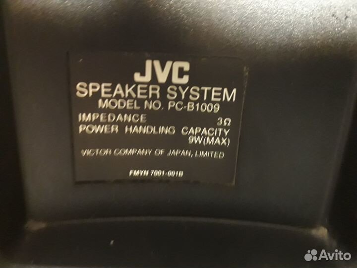 Магнитофон JVC 2х кассетник радио Япония