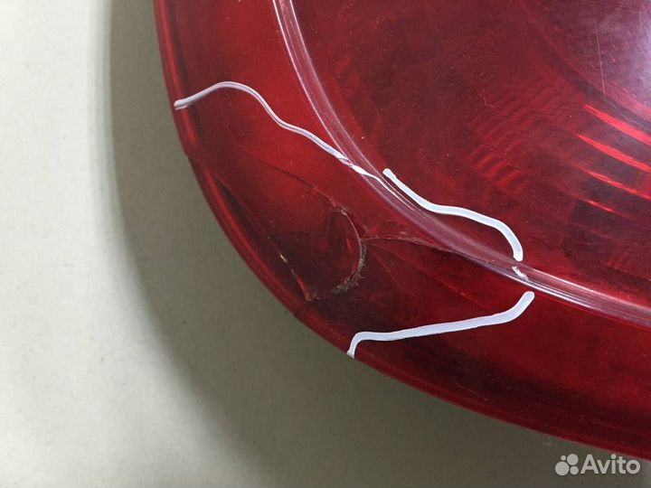 Фонарь задний левый Skoda Rapid 2012-2020