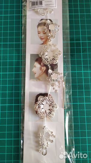 Аксессуар для волос (ободок) 23 см на невидимках