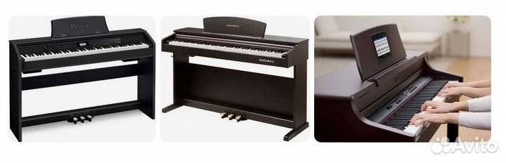 Пианино от 20800 и Casio Цифровые и синтезаторы