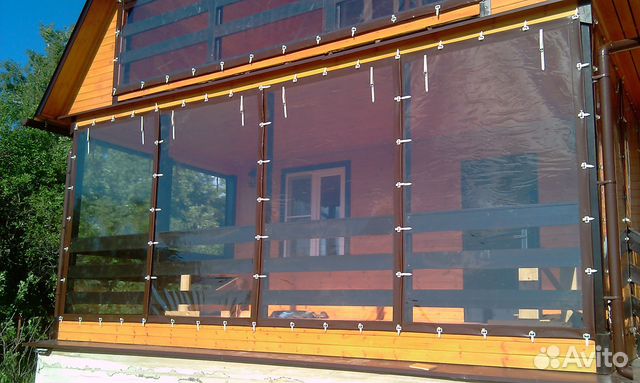 Мягкие окна из ткани пвх