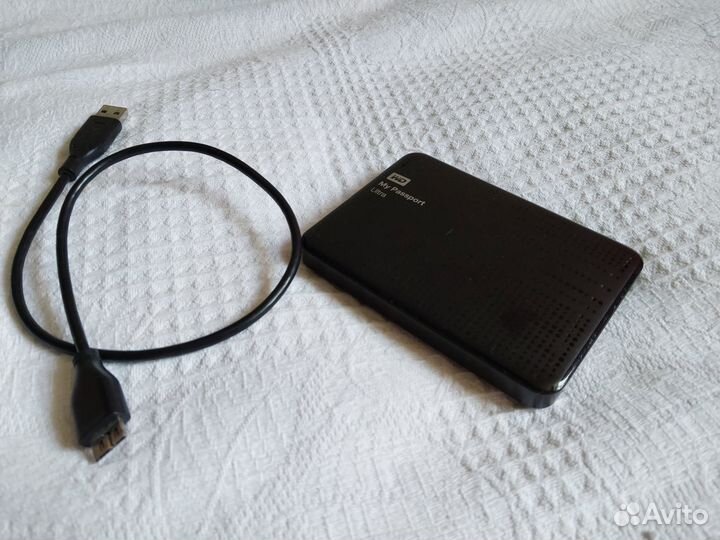 Внешний Жесткий Диск WD Passport Ultra 1 Тб (HDD)