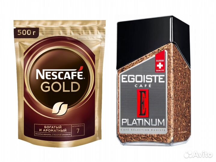 Кофе растворимый Nescafe Gold Egoiste Platinum