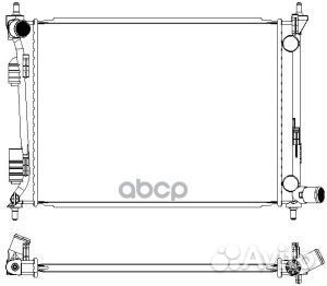Радиатор hyundai solaris 10/KIA RIO IV 1.4/1.6