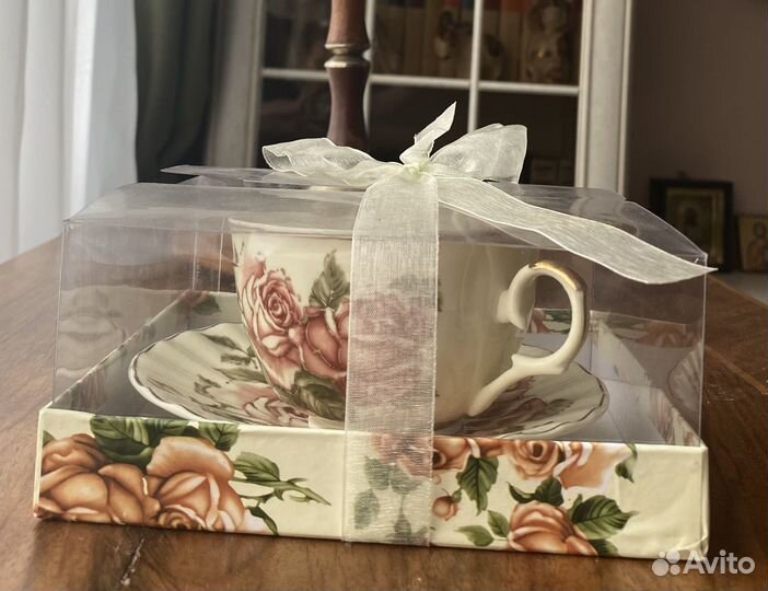 Чайная пара фарфор