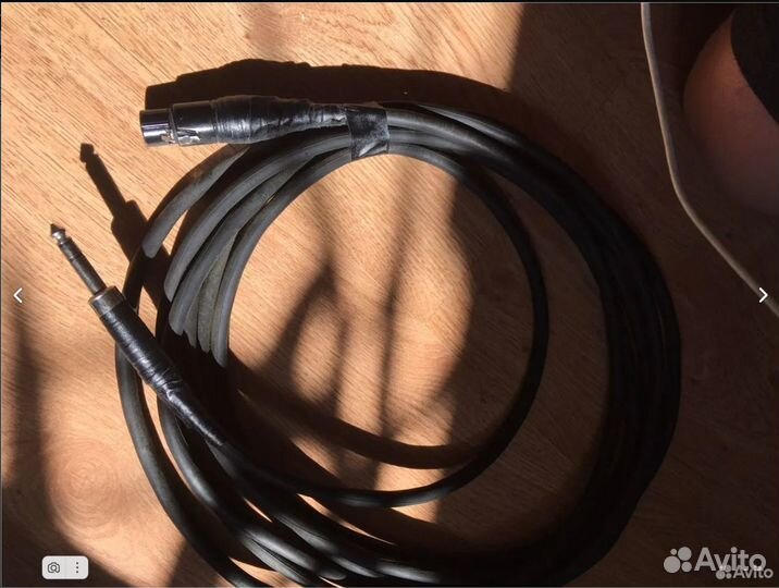 Зимний аудио кабель xlr - jack 6.3