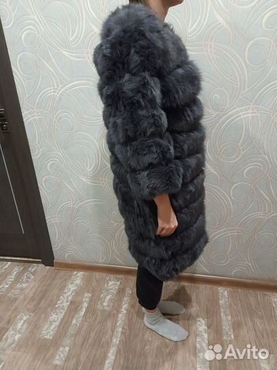 Шуба из песца