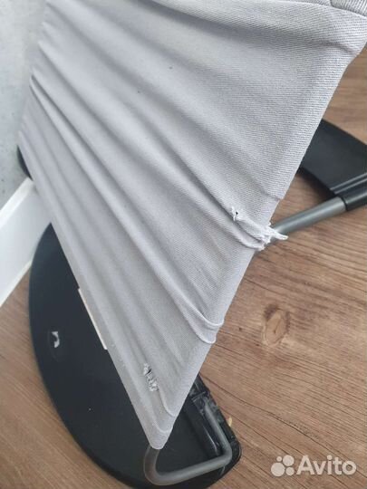 Шезлонг качалка с новым чехлом и дугой