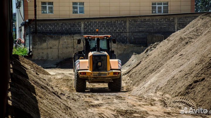 Песок карьерный, мытый