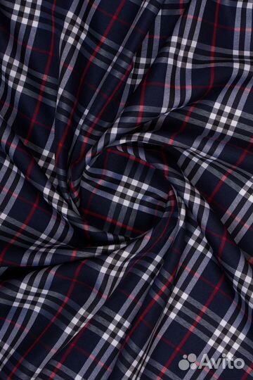 Подкладочная ткань синяя Полиэстер 100,принт