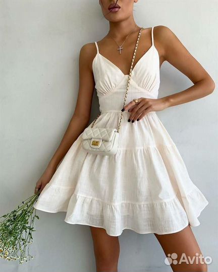 Сарафан женский летний из льна